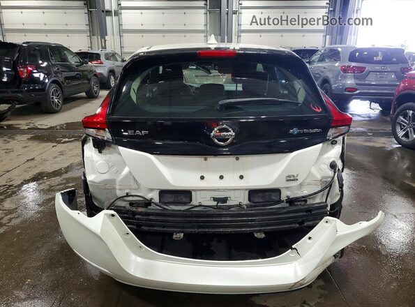1N4BZ1CVXMC553325 2021 NISSAN LEAF White Вид ззаду