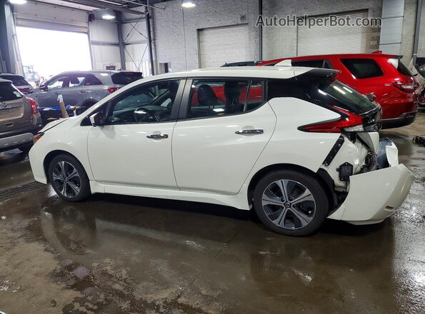 1N4BZ1CVXMC553325 2021 NISSAN LEAF White Задня ліва чверть