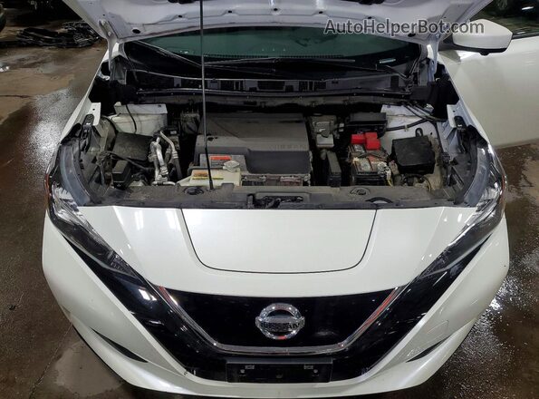 1N4BZ1CVXMC553325 2021 NISSAN LEAF White Вид задньої частини салону