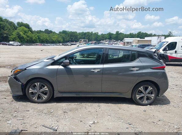 1N4BZ1DV9MC553556 2021 NISSAN LEAF Gray Vista interior de 360 grados