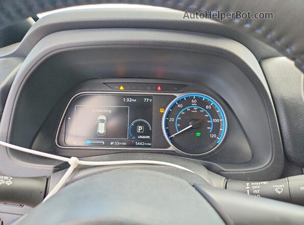 1N4CZ1CV0SC557479 2025 NISSAN LEAF Белый Вид щитка приборов