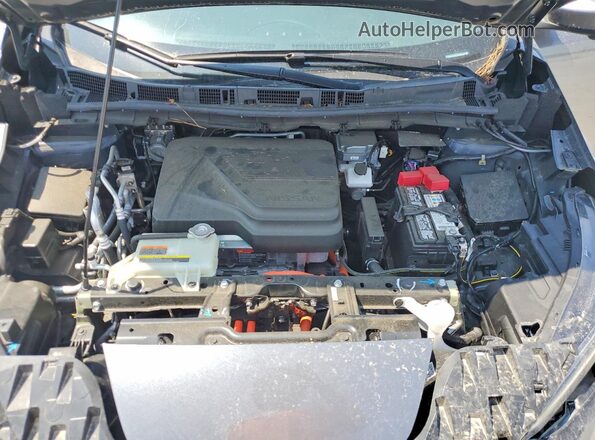 1N4CZ1CV0SC565906 2025 NISSAN LEAF Charcoal უკანა სალონის ხედი