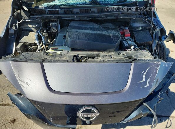 1N4CZ1CV2SC566880 2025 NISSAN LEAF Silver უკანა სალონის ხედი