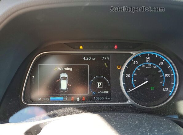 1N4CZ1CV3SC566631 2025 NISSAN LEAF Silver Սարքավորումների վահանակի տեսք