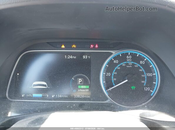 1N4CZ1CV4PC551952 2023 NISSAN LEAF Silver Widok tylnych siedzeń