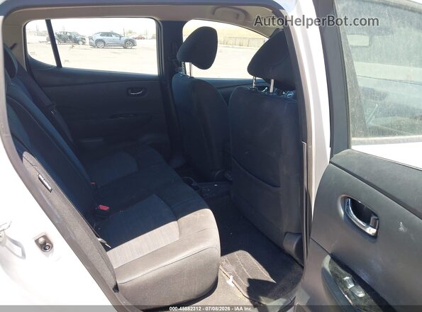 1N4CZ1CV4PC551952 2023 NISSAN LEAF Silver Widok naklejki z numerem VIN