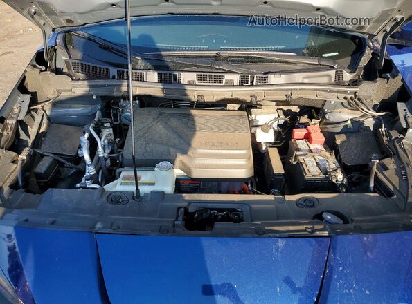 1N4CZ1CV4SC563415 2025 NISSAN LEAF Blue უკანა სალონის ხედი