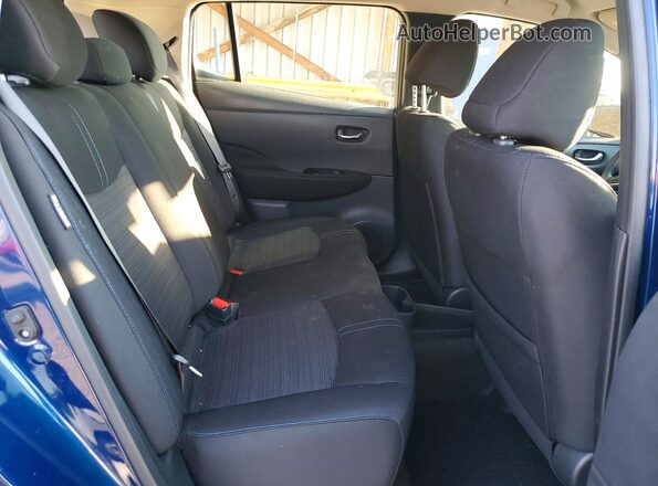 1N4CZ1CV4SC563415 2025 NISSAN LEAF Blue უკანა სავარძლების ხედი