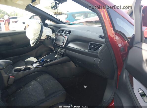 1N4CZ1CV5PC550020 2023 NISSAN LEAF Red Вид салону спереду