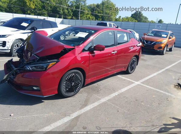 1N4CZ1CV5PC550020 2023 NISSAN LEAF Red Передня ліва чверть