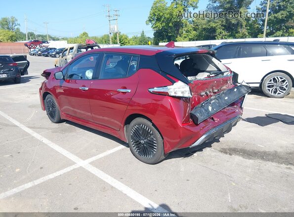 1N4CZ1CV5PC550020 2023 NISSAN LEAF Red Вид задньої частини салону