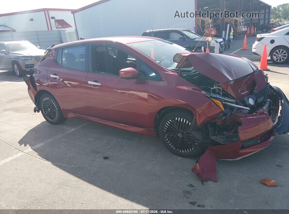 1N4CZ1CV5PC550020 2023 NISSAN LEAF Red Вид щитка приладів