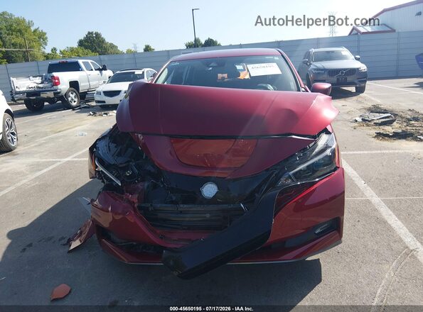 1N4CZ1CV5PC550020 2023 NISSAN LEAF Red Вид панелі приладів