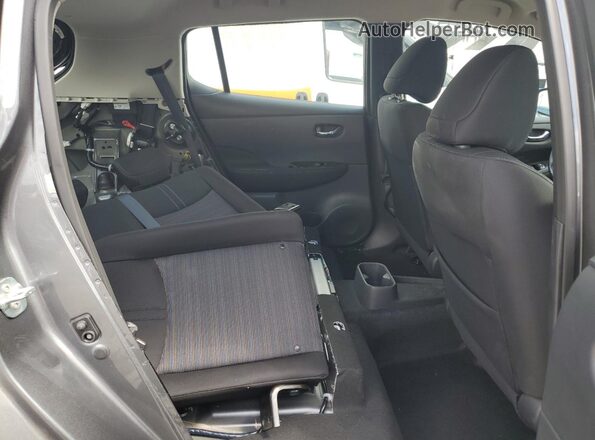 1N4CZ1CV5PC553323 2023 NISSAN LEAF Gray Հետևի նստատեղերի տեսք