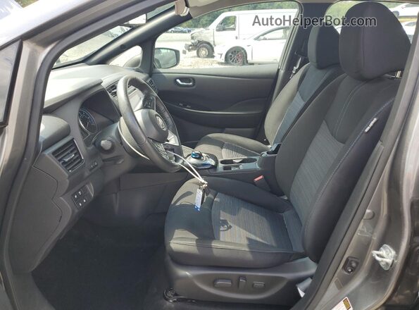 1N4CZ1CV5PC553323 2023 NISSAN LEAF Gray Սալոնի դիմացի տեսք