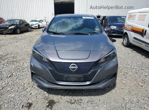 1N4CZ1CV5PC553323 2023 NISSAN LEAF Gray Դիմացի տեսք