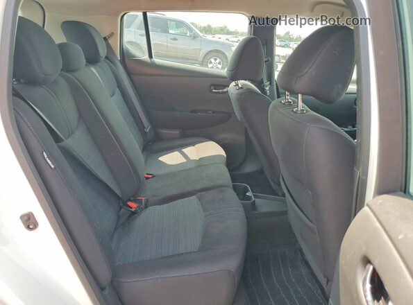 1N4CZ1CV5PC563320 2023 NISSAN LEAF White Vista interior trasera