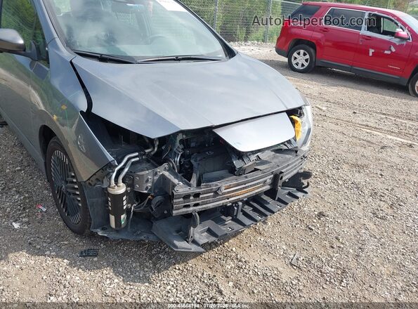 1N4CZ1CV6PC555419 2023 NISSAN LEAF Gray Вид спереду