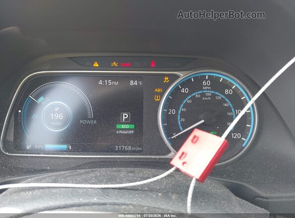 1N4CZ1CV6PC555419 2023 NISSAN LEAF Gray Вид задніх сидінь