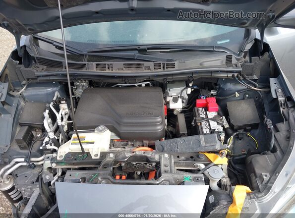 1N4CZ1CV6PC555419 2023 NISSAN LEAF Gray Вид ззаду