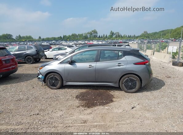 1N4CZ1CV6PC555419 2023 NISSAN LEAF Gray 