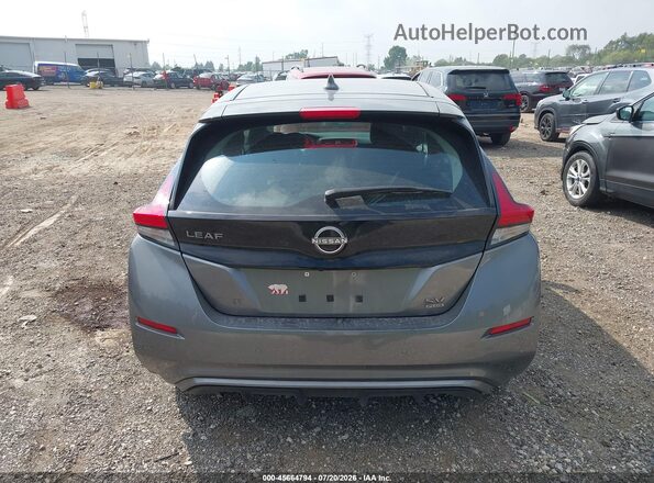 1N4CZ1CV6PC555419 2023 NISSAN LEAF Gray 