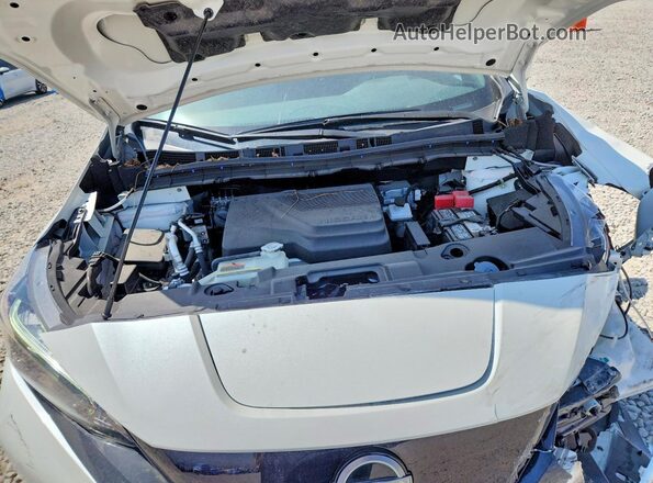 1N4CZ1CV8PC552389 2023 NISSAN LEAF White Vista interior trasera