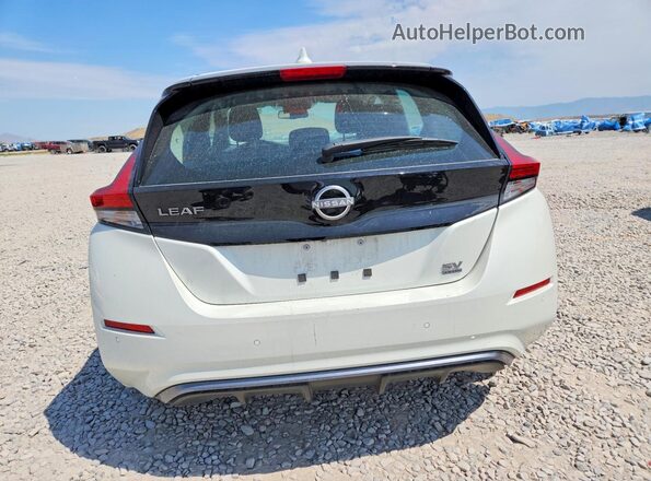 1N4CZ1CV8PC552389 2023 NISSAN LEAF White Vista trasera