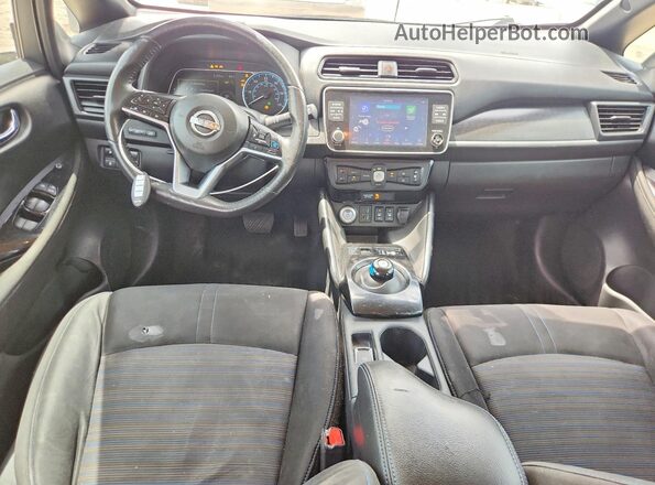 1N4CZ1CVXPC555648 2023 NISSAN LEAF White Առջևի վահանակի տեսք