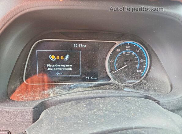 1N4CZ1CVXSC567145 2025 NISSAN LEAF White Вид щитка приладів