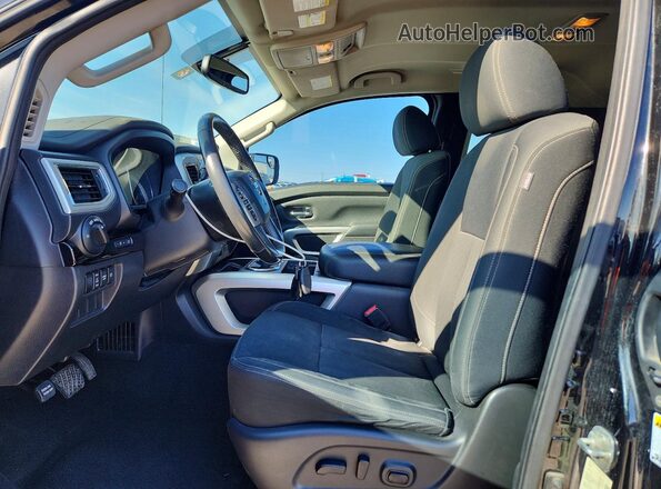 1N6AA1C62KN534370 2019 NISSAN TITAN Black Vista interior delantera