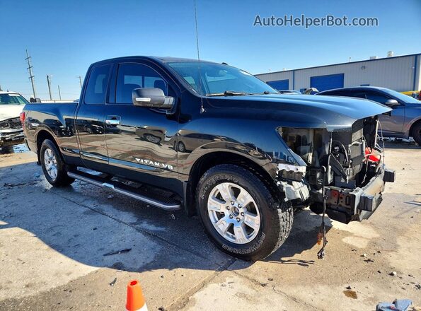 1N6AA1C62KN534370 2019 NISSAN TITAN Black Delantero derecho