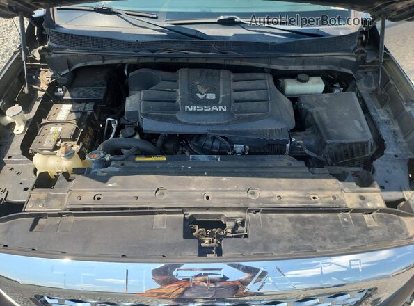 1N6AA1E54KN522290 2019 NISSAN TITAN Gray Вид задньої частини салону