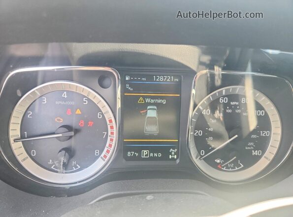 1N6AA1E54KN522290 2019 NISSAN TITAN Gray Вид щитка приладів