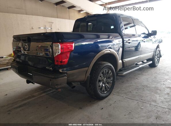 1N6AA1E57HN507923 2017 NISSAN TITAN Blue Задня права чверть