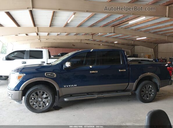 1N6AA1E57HN507923 2017 NISSAN TITAN Blue Панорамний вид салону 360°