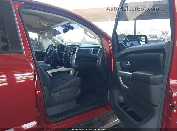 1N6AA1E67KN527749 2019 NISSAN TITAN Red Սալոնի դիմացի տեսք