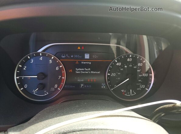 1N6AA1ED6MN503301 2021 NISSAN TITAN Charcoal ხელსაწყოთა პანელის ხედი