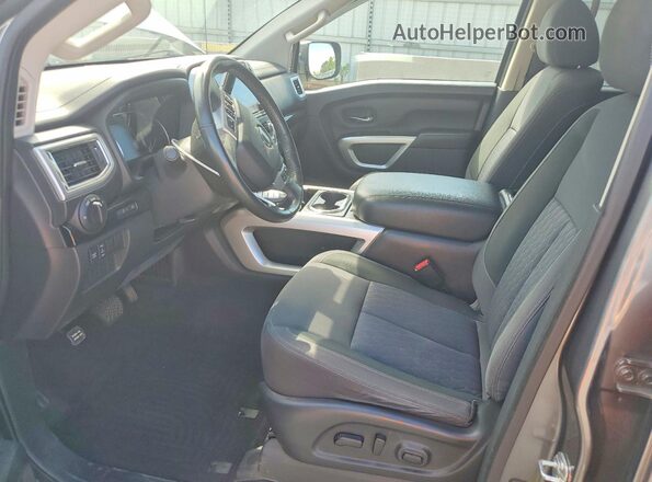 1N6AA1ED6MN503301 2021 NISSAN TITAN Charcoal წინა სალონის ხედი