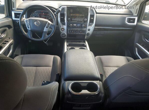 1N6AA1ED6MN503301 2021 NISSAN TITAN Charcoal წინა პანელის ხედი