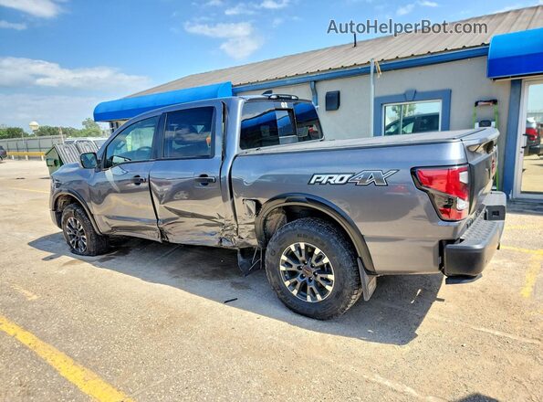1N6AA1ED6RN113774 2024 NISSAN TITAN Gray Trasero izquierdo
