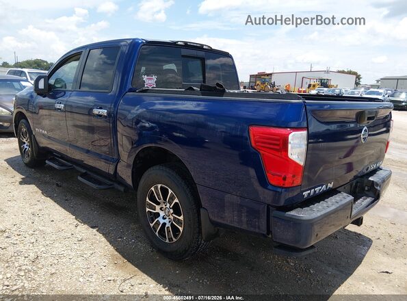 1N6AA1ED8MN530144 2021 NISSAN TITAN Blue Задня ліва чверть