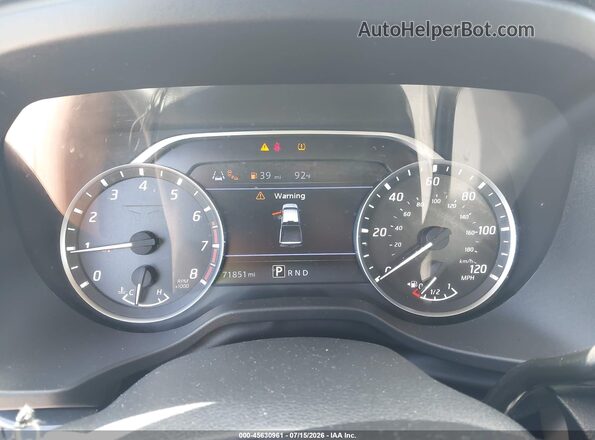 1N6AA1EE3MN529928 2021 NISSAN TITAN Red Rear seats view