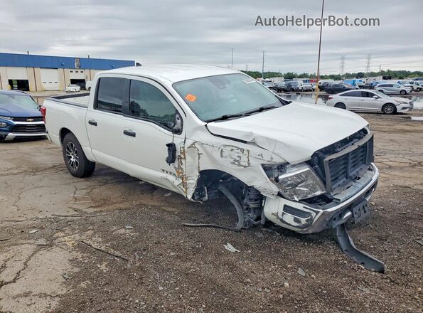 1N6AA1EE3NN106980 2022 NISSAN TITAN White Przód prawy
