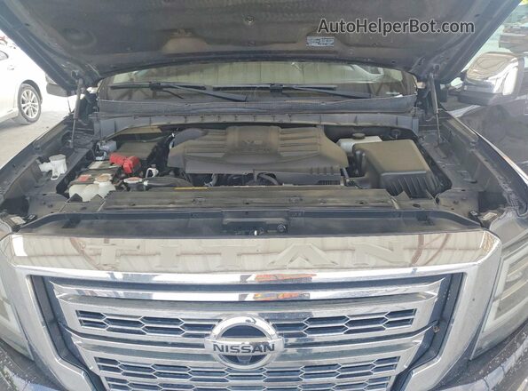 1N6AA1EF0MN511623 2021 NISSAN TITAN Черный Вид задней части салона