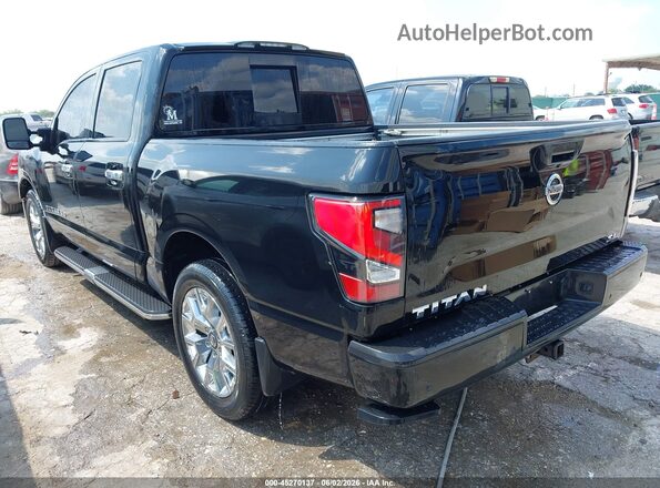 1N6AA1EF1LN506560 2020 NISSAN TITAN Черный Задняя левая четверть