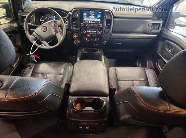 1N6AA1FB7MN510237 2021 NISSAN TITAN Белый Вид панели приборов