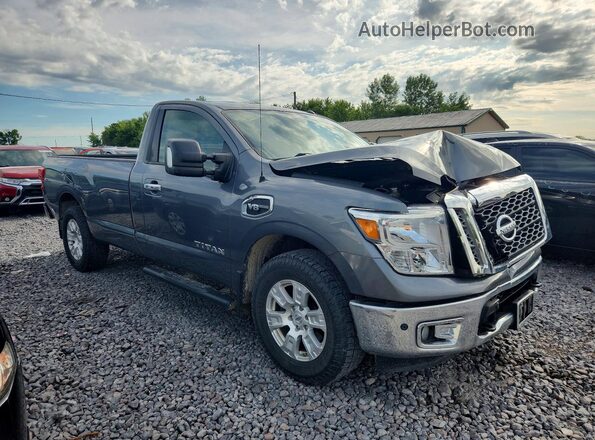 1N6AA1R84HN544612 2017 NISSAN TITAN Gray წინა მარჯვენა
