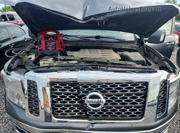 1N6AA1R84HN544612 2017 NISSAN TITAN Gray უკანა სალონის ხედი