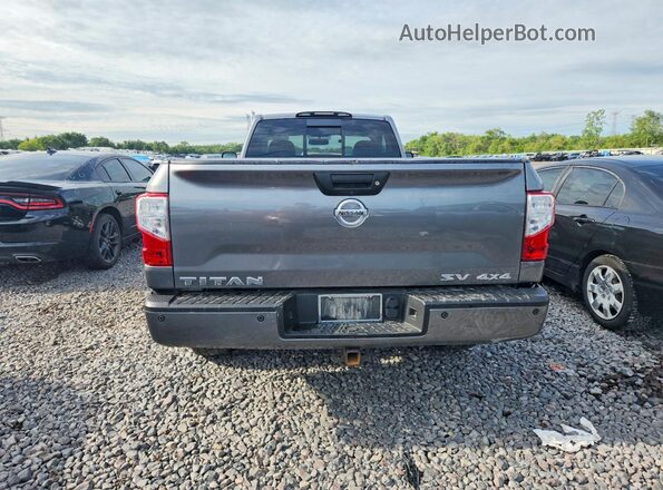 1N6AA1R84HN544612 2017 NISSAN TITAN Gray უკანა ხედი